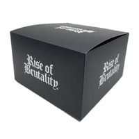 Boîte cadeau personnalisée pour casquette de baseball avec fenêtre transparente, boîtes en papier pour chapeaux, emballage pour vêtements