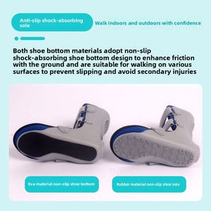 Attelle de <span class=keywords><strong>cheville</strong></span> médicale réglable à succès pour la récupération, soutien post-opératoire pour fractures et entorses - Product Image 3