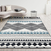 Tapis tissés à la machine pour salon et chambre à coucher, style moderne et minimaliste, tapis de table basse, tapis de chevet