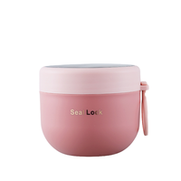 Boîte à bento thermique Escart HY600A PP 600ML avec conservation de la fraîcheur pour le stockage de soupes, chauffable et sécuritaire pour enfants et nouveau-nés
