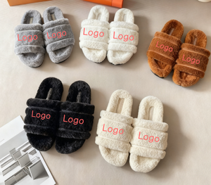 แบรนด์แฟชั่นหรูหราสำหรับผู้หญิง ปี 2026 ผลิตจากผ้าขนสัตว์ นุ่ม อุ่น กันลื่น ดีไซน์ใหม่ สไตล์คู่รัก - Product Image 1