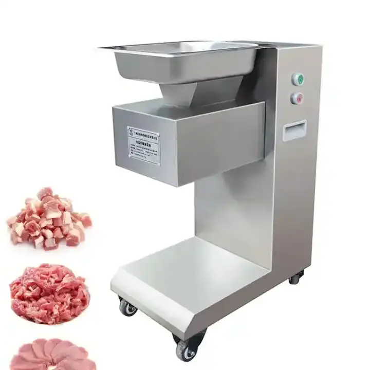 1500W All Stainless Steel Commercial Vertical Meat Slicer Machine Meat Slicer Cutter Shredded Meat Cutting