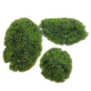 Blocs de gazon synthétique en plastique, boules de gazon, feuilles de Milan, gazon moelleux, décoration murale végétale intérieure, plantes artificielles - Product Image 5