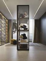 Armoire d'angle moderne YK pour dressing, style italien, meuble de rangement DIY pour appartement, idéal pour le rangement des vêtements