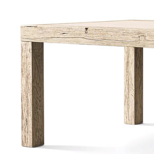 <span class=keywords><strong>Table</strong></span> à manger rectangulaire en chêne noir cerused 90 "Sens du design <span class=keywords><strong>Table</strong></span> de salon <span class=keywords><strong>Table</strong></span> à manger en bois - Product Image 5