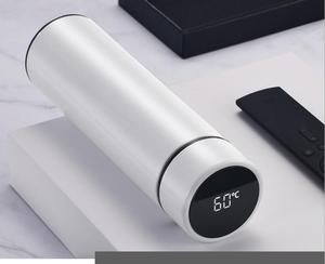 <span class=keywords><strong>Bouteille</strong></span> d'eau en acier inoxydable à double paroi de 17oz avec écran tactile LED électronique intelligent Tasse à vide isolée - Product Image 2