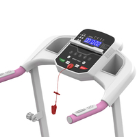 Caminadora Eléctrica de Alta Resistencia para Gimnasio en Casa con Inclinación Manual, Pantalla LED, Plegable para Interiores, Motor de 2.5HP, 12 Programas