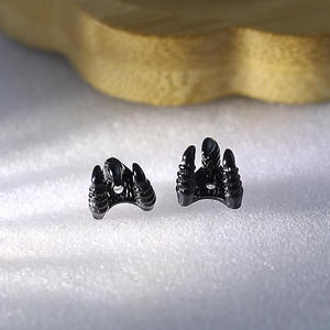 Pendientes de garra de dragón góticos retro europeos y americanos vintage, desgastados, clásicos, para fiesta rock, estilo punk callejero, para mujer - Product Image 4