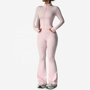 Ropa de Fitness y <span class=keywords><strong>Yoga</strong></span>, Conjunto de <span class=keywords><strong>Yoga</strong></span> Aloe de Talla Grande para Mujer, Chaqueta de Cintura Alta, Chaqueta Deportiva para Mujer, Leggings de <span class=keywords><strong>Yoga</strong></span> para Mujer - Product Image 5