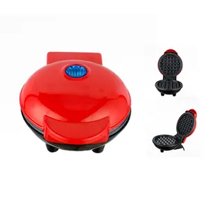 Thuis Mini Wafelijzer Machine 4 Inch Draagbare Kleine Wafelijzer Voor Individuele Wafels, Hash Browns