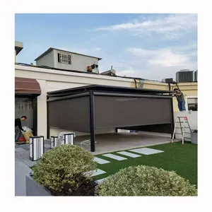Custom Printed <strong>Roll</strong> up Shades Outdoor <strong>Blinds</strong> Solar Screen Roller Shades Motorized Roller Waterproof <strong>Blinds</strong> <strong>for</strong> <strong>Window</strong> - Product Image 2
