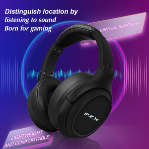 Pzx Giá Rẻ Giá Trên Tai Tai Nghe Tai Nghe 3.5Mm Có Dây Âm Bass Sâu Surround Âm Thanh USB Có Dây Tiếng Ồn Hủy Bỏ Chơi Game Tai Nghe Màu Đen - Product Image 3