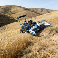 Moissonneuse-batteuse multifonctionnelle compacte pour le maïs, le blé et le riz