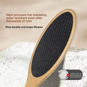 Râpe à pieds pour éliminer les peaux mortes, planche exfoliante pour les pieds, outil de pédicure, outil de beauté, lime à pieds, plaque pour les pieds, lime en bambou, pieds - Product Image 6