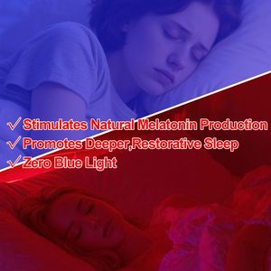 Veilleuse à capteur de lumière rouge 670nm personnalisable OEM ODM pour thérapie du sommeil, chambre et salle de bain - Product Image 3