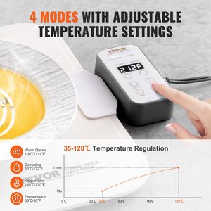 Electric Rollable <b>Food</b> <b>Warming</b> <b>Tray</b> with Temperature Control for Buffet Serving - Product Image 3