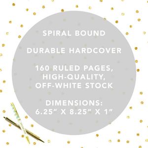Carnet de notes en cuir Caitlin Wilson avec reliure spirale thermique A5, design floral, 80 feuilles de papier premium, personnalisable, livraison rapide - Product Image 4