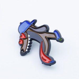 Wholesale <b>Hat</b> Metal Decoration <b>Hat</b> Lapel Pin Factory Custom Creative Cross Enamel Badge Pin - Product Image 4