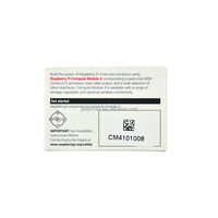 Cartes de développement Raspberry Pi CM4101008 BCM2711 Quad-core 64 bits 1,5 GHz CM4 1G+8G avec WiFi Compute Module 4 1 Go de RAM 8 Go eMMC
