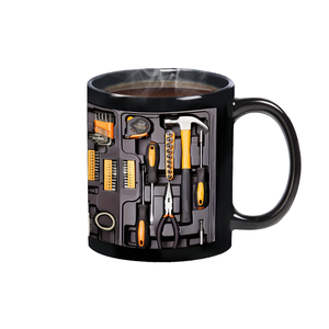 Mug Tendance Créatif au Design Moderne avec Poignée, Tasse à Café en Céramique Haut de Gamme 3D Grande Capacité 350ml, Compatible Micro-ondes et Lave-vaisselle - Product Image 1
