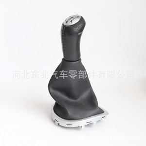 Renault Leather Gear <b>Shift</b> <b>Knob</b> Black Ergonomic DZ12 Q1-4 K5 Car Part - Product Image 4