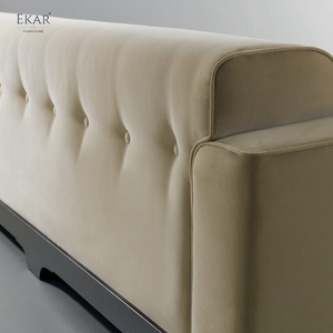 EKAR Canapé Lancaster Style Old Money Capitonne Ensemble de meubles intemporels pour la maison Villa Hôpital et école Caractéristiques d'angle extensibles - Product Image 5