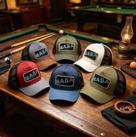 Gorra Trucker Color Block, Gorra Snapback de Malla con Parche Tejido, Visera Multicolor en Contraste, Transpirable, para Calle y Aire Libre, para Hombres y Mujeres