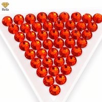 Strass en verre cristal de qualité supérieure, strass thermocollants en forme de jacinthe pour robes, nœuds papillon, maillots de bain et vêtements, emballage en vrac