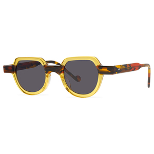 Lunettes de soleil classiques pour femmes, lunettes de soleil de bonne qualité, plaque assortie double couleur, lunettes de soleil nique rétro art acétate peut changer la marque - Product Image 3