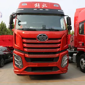 Used Car China Tractor Trucks FAW Truck-tractor 6*4 Semitrailer Cheap Cars Used For Sale
