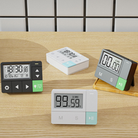 Harga Pabrik Murah Timer Dapur Mini Belajar Hitung Mundur LCD Digital Alarm Timer Elektronik dengan Magnet