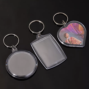 Cartoon Acrylic <b>Picture</b> <b>Frame</b> Keychain <b>Plastic</b> DIY Advertising Cheap Keychain for Digital Photos - Product Image 5