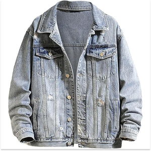 Chaqueta Vaquera Personalizada para Hombre y Mujer, Estilo Urbano, Informal, Tela de Algodón de Primera Calidad, Lavado Personalizado, Etiqueta con Logotipo, Fabricante OEM - Product Image 4