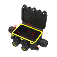 Boîtier de jonction étanche IP68 en nylon avec joint en silicone, facile à installer, pour éclairage LED 400V