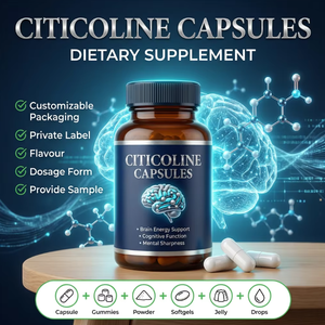 Suplemento para la Salud Cerebral Healthife OEM de Marca Privada, Cápsulas de Citicolina y Colina <span class=keywords><strong>CDP</strong></span> - Product Image 1