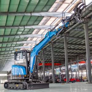 送料無料 3.5トン CE EPA認証 クボタエンジン搭載 農業用キャビン付きミニ掘削機 小型油圧クローラーミニショベル 販売中 - Product Image 5