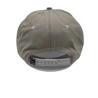Goedkope Custom Vijf Panel Waterdichte Nylon Loopkap, Ongestructureerde 5 Panel Custom Touw Snapback