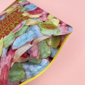İnanılmaz tasarım 4 oz CPP plastik Doypack çanta metalik ısı dondurularak kurutulmuş çıtır şekerler şeftali yüzük sakızlı ayılar için mühürlü - Product Image 5
