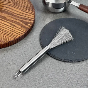 Wholesale Useful Stainless Steel Pan <b>Brush</b> with Long Handle Strong Decontamination Kitchen Cleaning Tools Home Supplies - Product Image 4