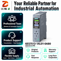 Siemens 6ES7513-1AL01-0AB0 SIMATIC S7-1500 CPU 1513-1 PN 300KB Programme 1.5MB Données PROFINET IRT PLC Contrôleur industriel