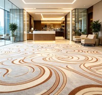 Tapis Axminster tissé à la machine de qualité commerciale, personnalisé OEM ODM, pour casino, hôtel, hall, usage de luxe, adapté aux animaux domestiques, origine Nouvelle-Zélande