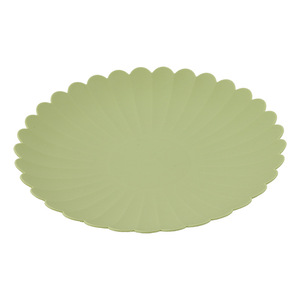 Plastic Dessert Plate Small Round Colorful Solid Design For Snack And Cake Serving - Product Image 5