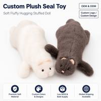 Peluche longue et moelleuse en fausse fourrure, modèle hamster ou furet, poupée plate, OEM ODM, fabricant en gros sur mesure