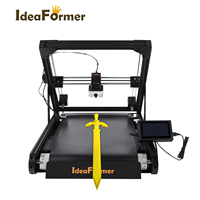 Imprimante 3D IdeaFormer IR3 V2 Infinite Z nouvelle génération avec connectivité PLA/WiFi/USB, plateau chauffant, nivellement automatique, bande transporteuse, technologie FDM, grande taille