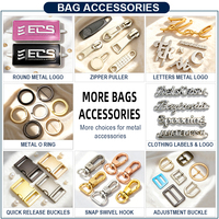 Accessoires de luxe pour sacs à main personnalisés : Fermoir carré en alliage de zinc à torsion pour sacs en cuir et boîtes (quincaillerie)