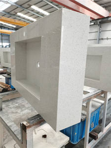 ゴールドトップOEM/ODM Quartzo Quarzo Black Calacatta and Sparkle White <span class=keywords><strong>Quartz</strong></span> Countertops with <span class=keywords><strong>Quartz</strong></span> <span class=keywords><strong>Sink</strong></span> - Product Image 6