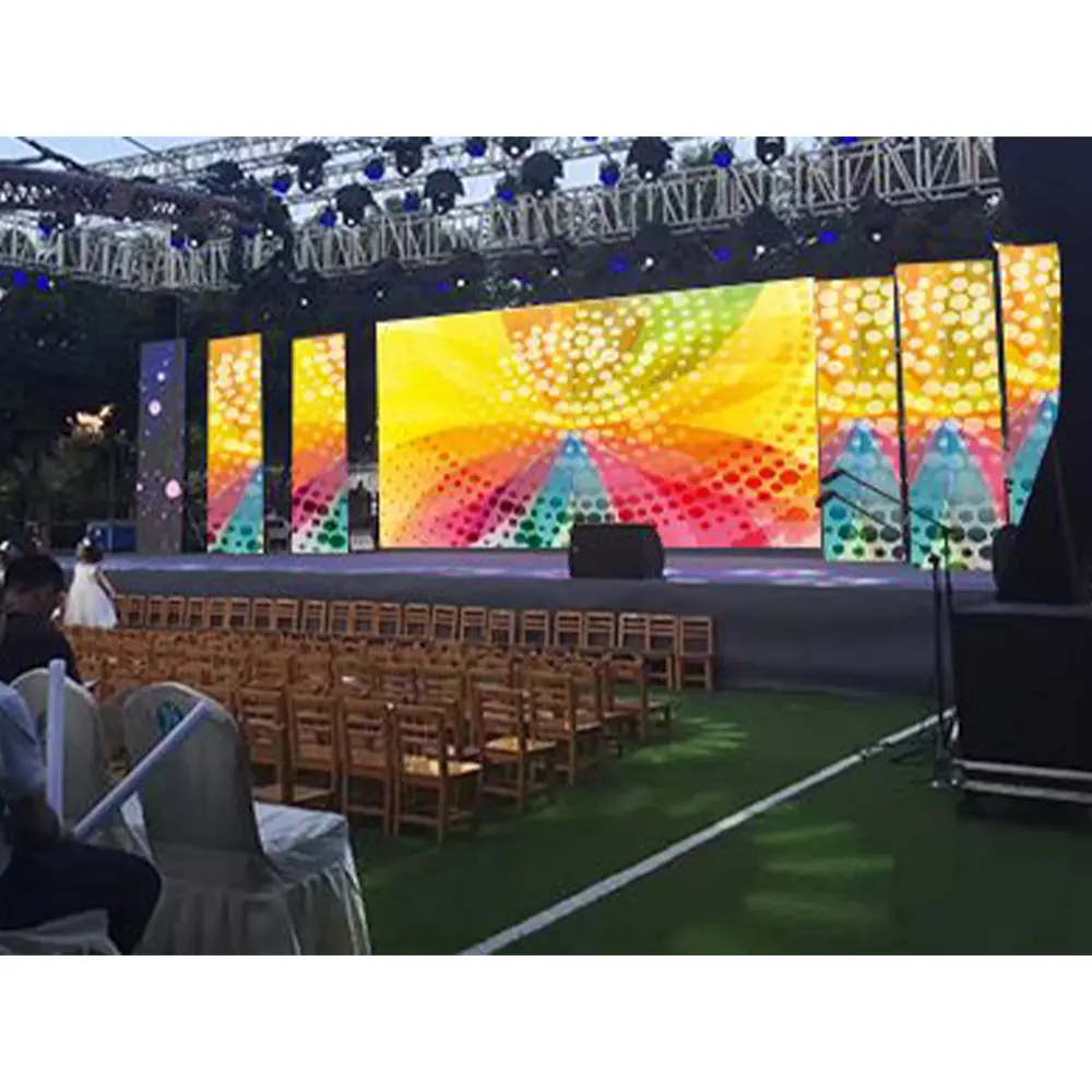 P2 2Mm P2.6 2.6Mm Full Color Outdoor Waterproof Rental Led Video Wall Panel Concert Stage Backdrop Led Display Screen