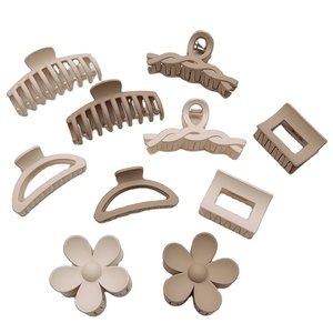 Vente flash, pinces à cheveux simples et tendance à fleurs, pinces à cheveux pour femmes, pinces à cheveux de type requin, pinces à cheveux <span class=keywords><strong>banane</strong></span> - Product Image 1
