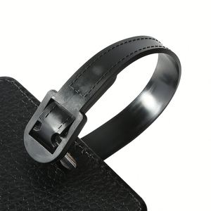 Porte-clés personnalisé vierge pour étiquette de bagage par sublimation - Étiquette de sac de voyage par transfert thermique pour cadeaux promotionnels - Product Image 4
