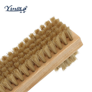 Cepillo de Doble Cara para Zapatos Yinste, de Madera Maciza con Cerdas de Jabalí, Herramienta de Limpieza para Eliminar Manchas - Product Image 1